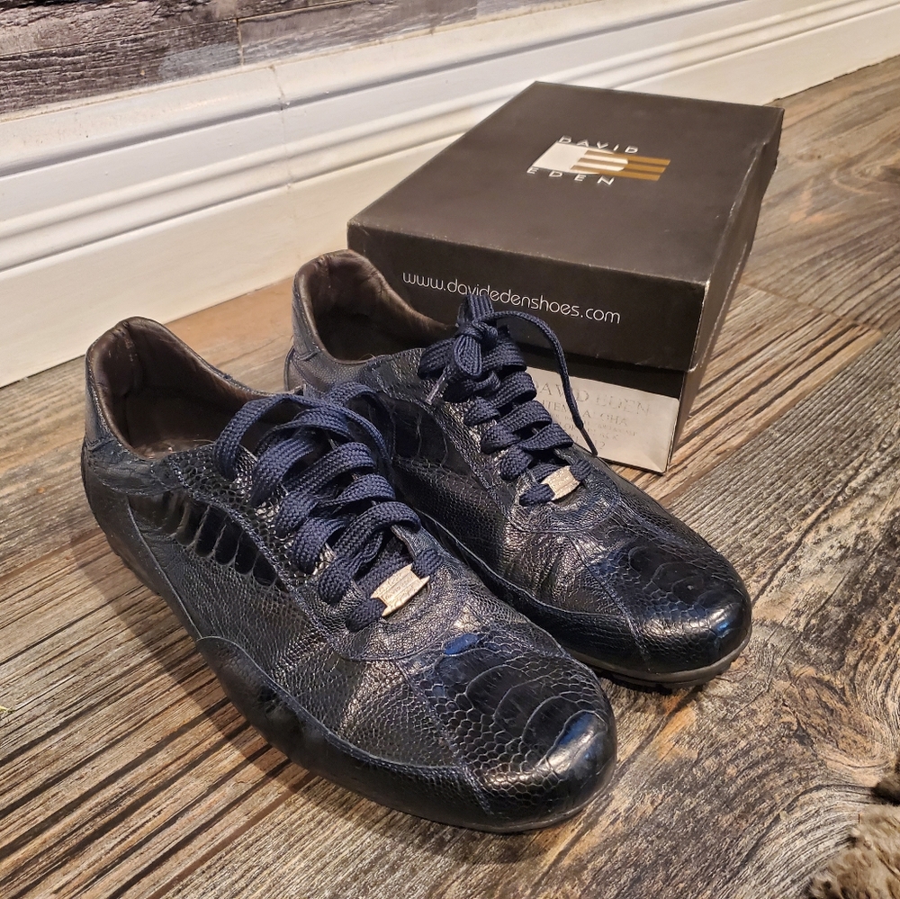 David Eden Blue Sneakers Size 12